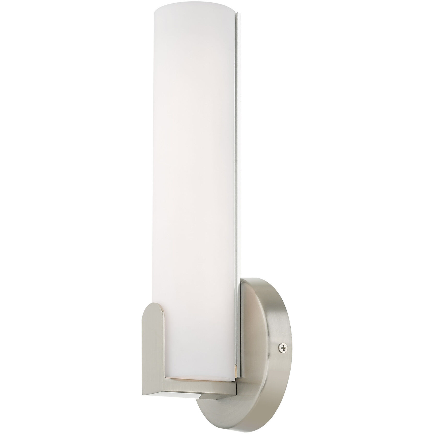 Lund LED 4 inch Brushed Nickel ADA ADA Wall Sconce Wall Light
