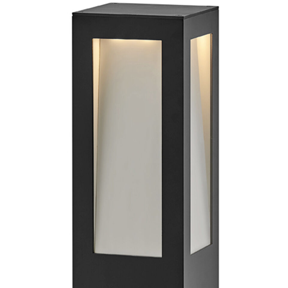 Taper 120v 28.00 watt Black Landscape Path Bollard