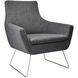 Kendrick Charcoal Grey Fabric Chair