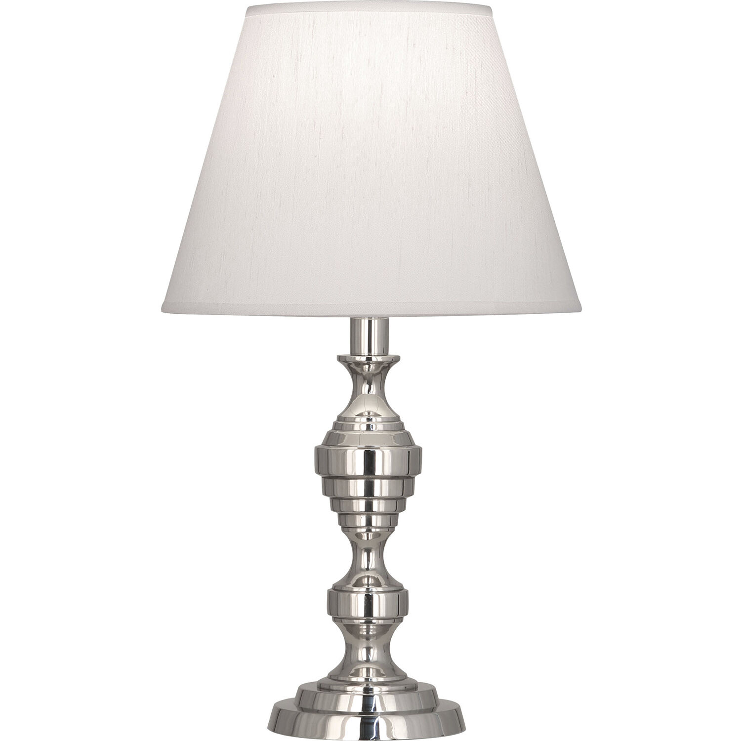 Arthur 18.38 inch 60 watt Polished Nickel Accent Lamp Portable Light
