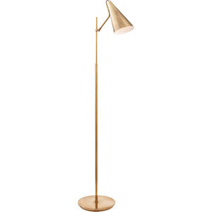 AERIN Clemente 47 inch 60.00 watt Hand-Rubbed Antique Brass Floor Lamp Portable Light