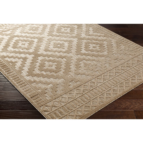 San Diego 84 X 63 inch Camel Outdoor Rug, Rectangle