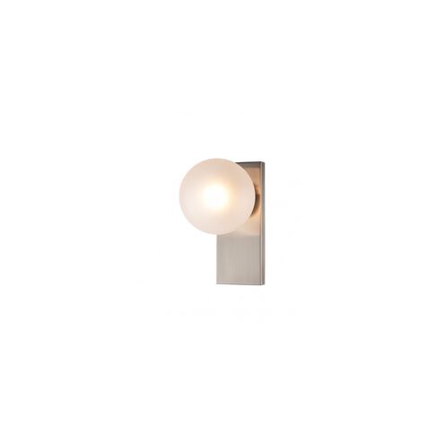 Canada 1 Light 9 inch Shiny Nickel Wall Sconce Wall Light