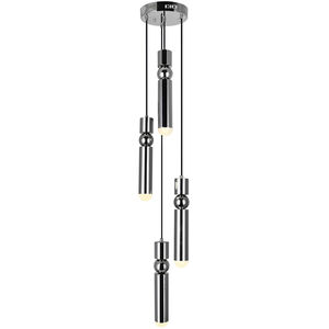 Chime LED 8 inch Polished Nickel Multi Point Pendant Ceiling Light