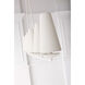 AERIN Fontaine 6 Light 45.25 inch Plaster Linear Chandelier Ceiling Light