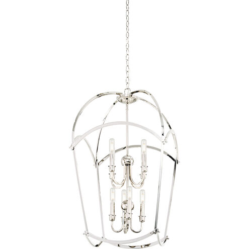 Jupiter's Canopy 8 Light 19.75 inch Polished Nickel Pendant Ceiling Light