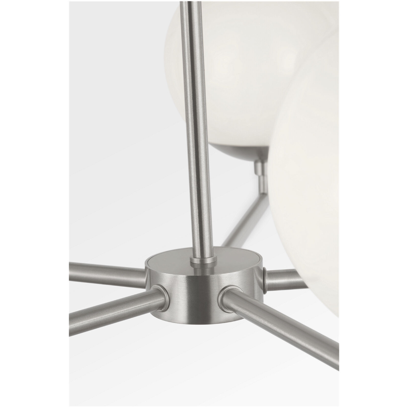 Nube LED 26 inch Brushed Nickel Chandelier Ceiling Light