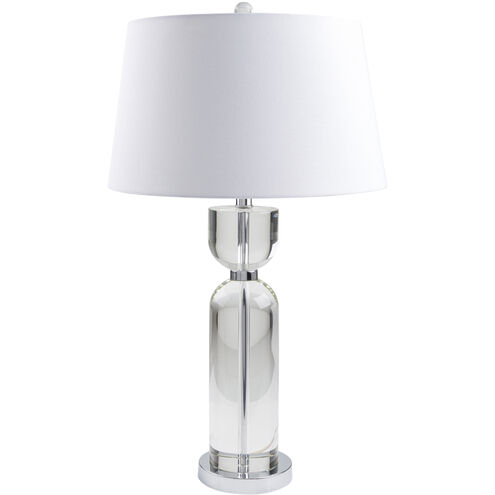 Glamorous 29 inch 100 watt Clear Accent Table Lamp Portable Light