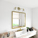 Lansdale 3 Light 20 inch Antique Brass Vanity Sconce Wall Light