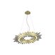Aspen LED 27 inch Brushed Brass Pendant Ceiling Light