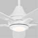 Lowden 52 LED 52 inch Matte White Indoor/Outdoor Ceiling Fan