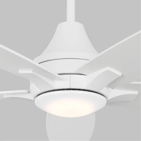Led 52 Inches Generation Lighting | Monte Carlo Fans 5LWDR52RZWD Lowden 52 LED 52 ...
