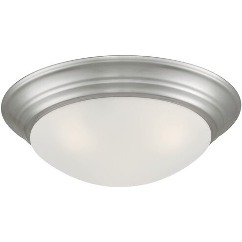 Tap 2 Light 14 inch Brushed Nickel Flush Mount Ceiling Light