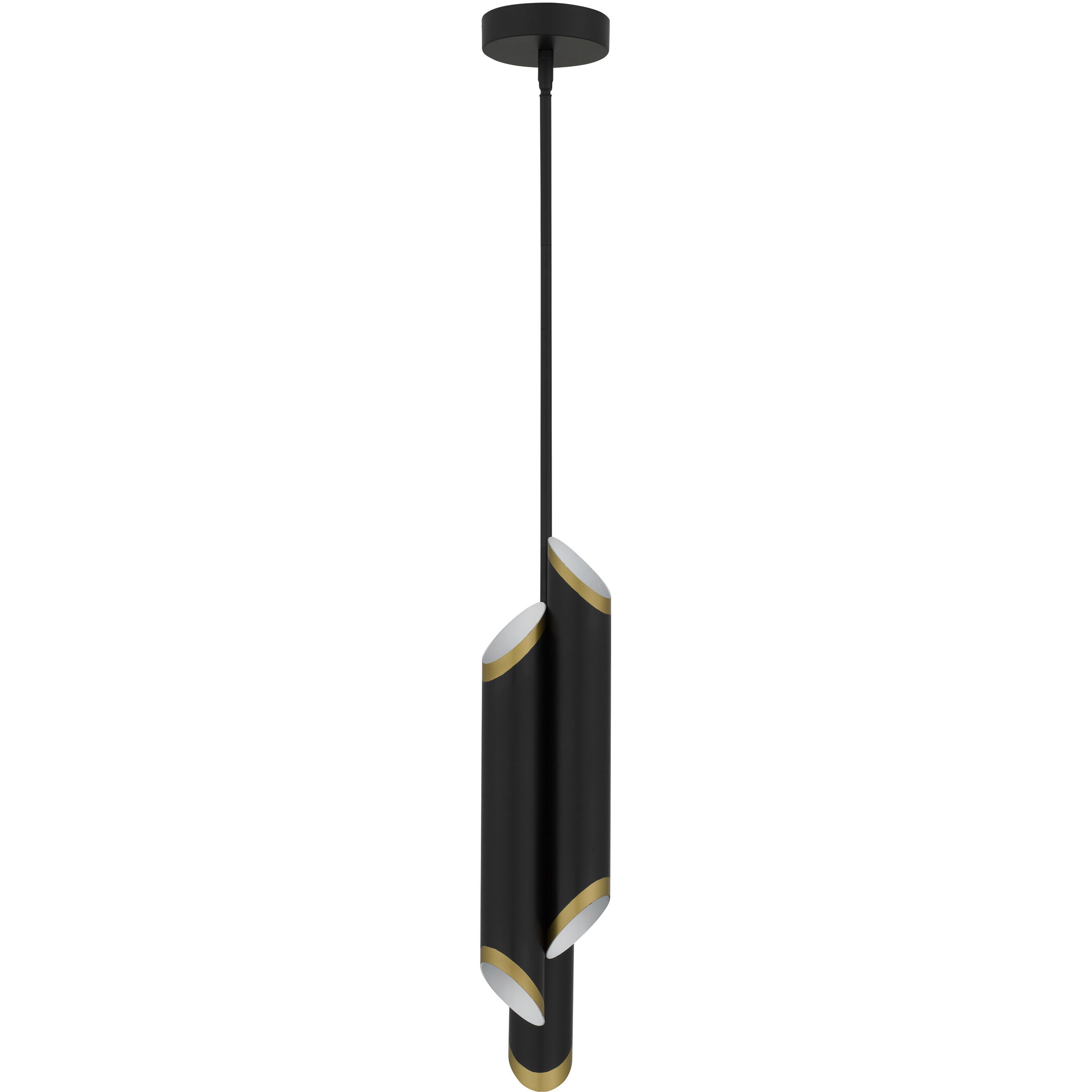 Manelis LED 5.5 inch Matte Black Mini Pendant Ceiling Light