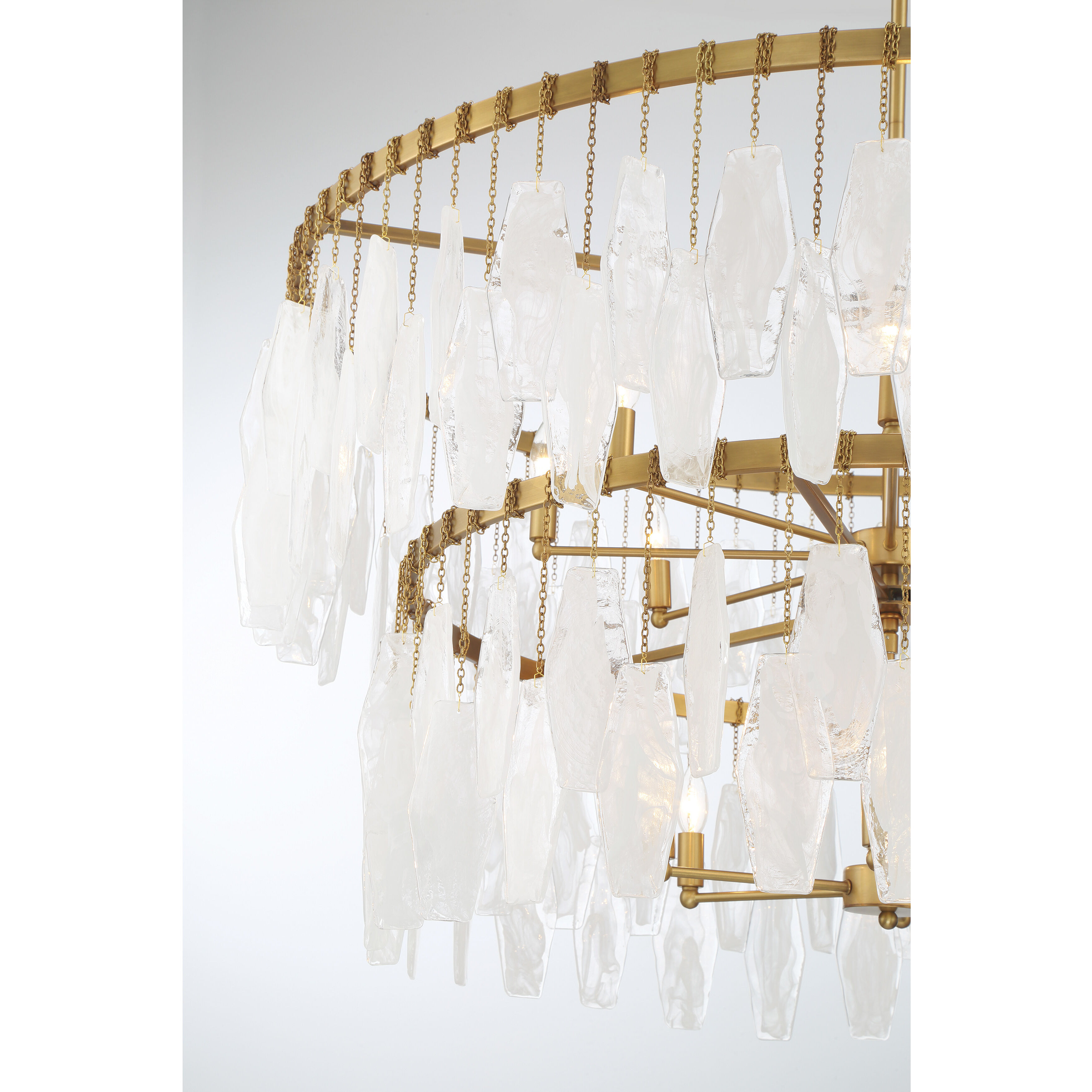 Willow 14 Light 45 inch Legacy Brass Pendant Ceiling Light