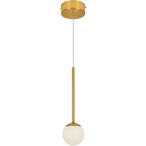 Capri 5 inch Antique Brass Pendant Ceiling Light