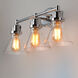 Seafarer 3 Light 24 inch Polished Chrome Bath Vanity Wall Light in Without Bulb