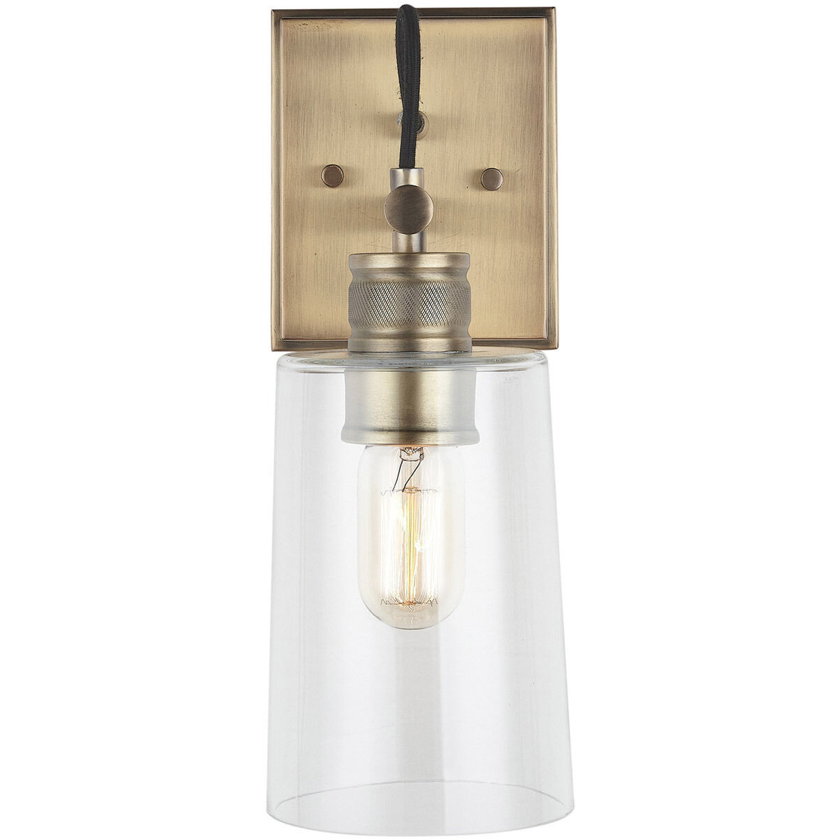 Elijah 1 Light 5 inch Aged Brass Sconce Wall Light