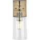 Elijah 1 Light 5 inch Aged Brass Sconce Wall Light