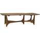 Fenton 60.5 X 30.5 inch Gold Teak Coffee Table