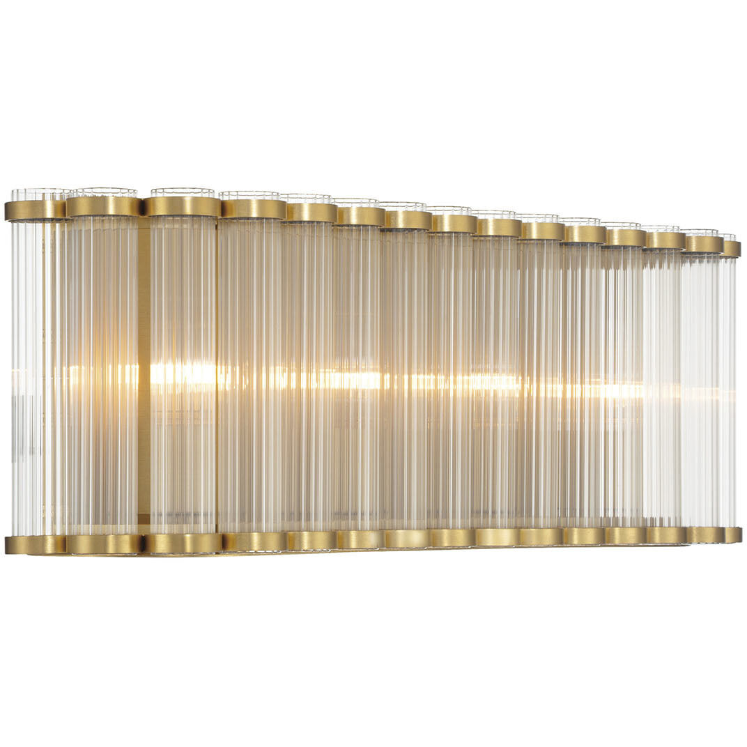 Glasbury 4 Light 23.75 inch Gold Vanity Light Wall Light