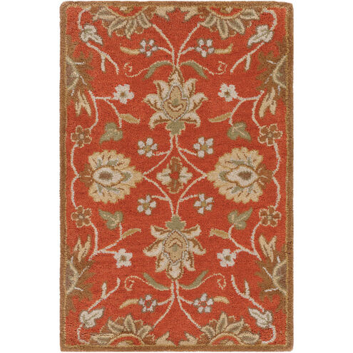 Edda 48 inch Burnt Orange/Khaki/Tan/Camel/Dark Brown/Olive Rugs, Wool