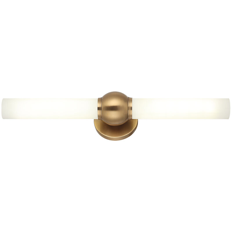 Pierce LED 5.13 inch Aged Gold Brass Wall Sconce Wall Light