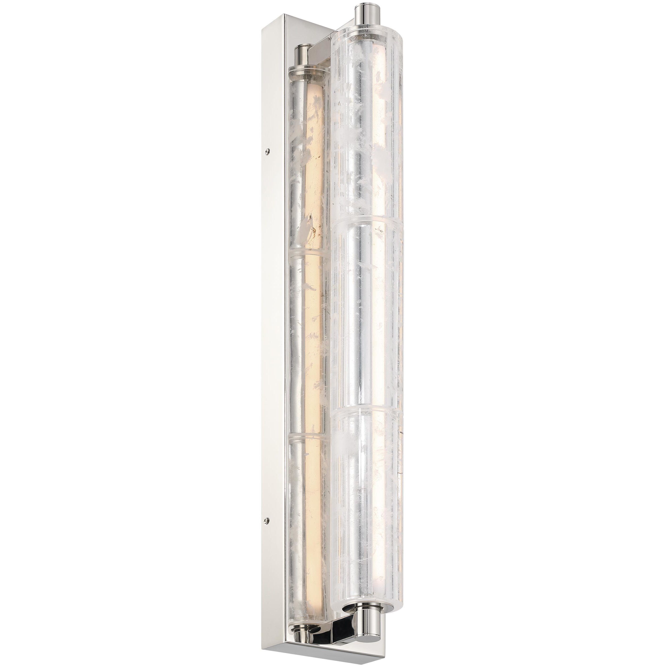Crystallo LED 4.88 inch Polished Nickel Wall Sconce Wall Light