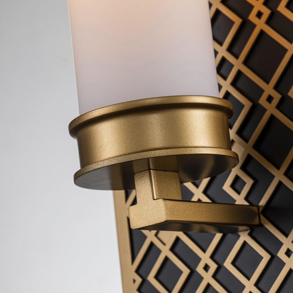 Ziggy 1 Light 6 inch Laquered Gold Bath Bar Wall Light