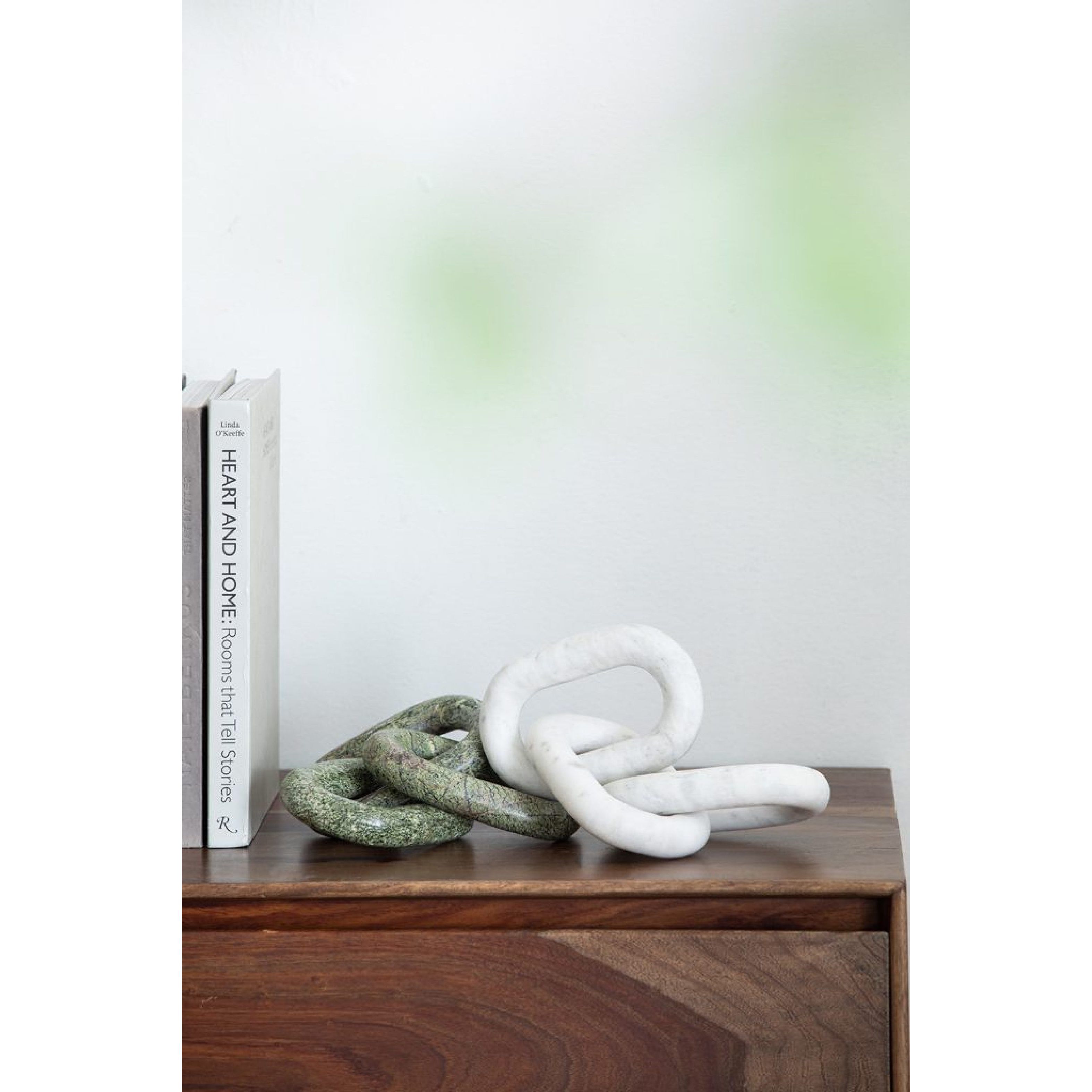 Anita White Marble Chain