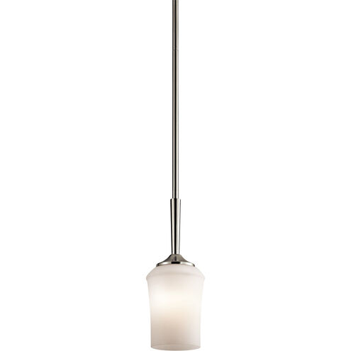 Aubrey 1 Light 5 inch Brushed Nickel Mini Pendant Ceiling Light in Incandescent