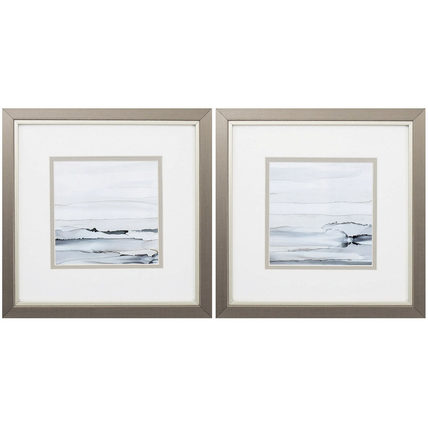 Abstract Blue and Gray Framed Art, Propac