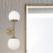 Dayana 2 Light 7.25 inch Aged Brass Decorative Wall Sconce Wall Light