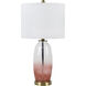 Manitoba 24.75 inch 60 watt Brass Table Lamp Portable Light