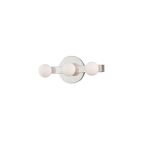 Taft LED 11 inch Polished Nickel ADA Wall Sconce Wall Light, Opal Matte