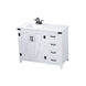 Grant 42 X 19 X 34 inch White Vanity Sink Set in Not Included