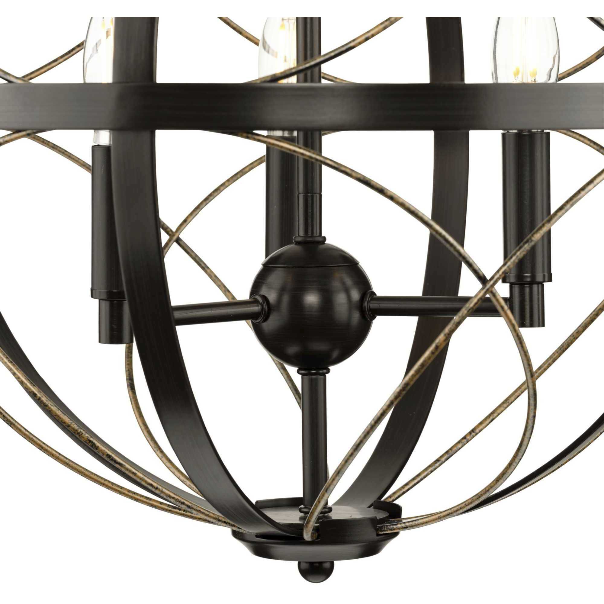 Brandywine 3 Light Antique Bronze Pendant Ceiling Light