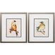 Florals Collection Orange Framed Art