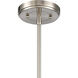 Regalia 1 Light 18 inch Satin Nickel Pendant Ceiling Light