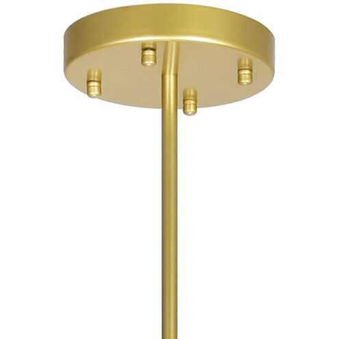 Compass LED 38 inch Medallion Gold Down Chandelier Ceiling Light