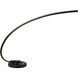 Contemporary 19 inch 18.00 watt Black Task Table Lamp Portable Light