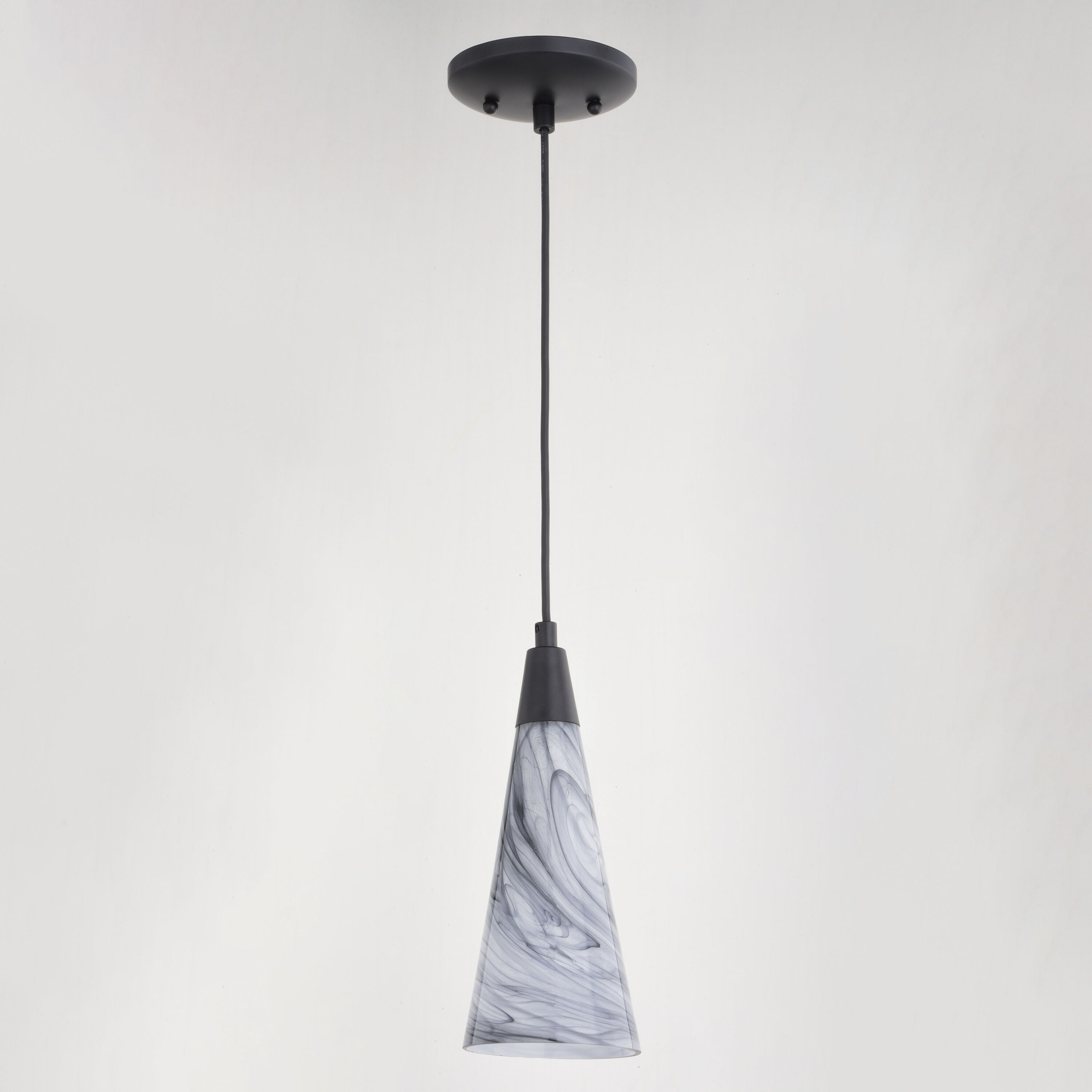 Milano LED 4.25 inch Matte Black Mini Pendant Ceiling Light