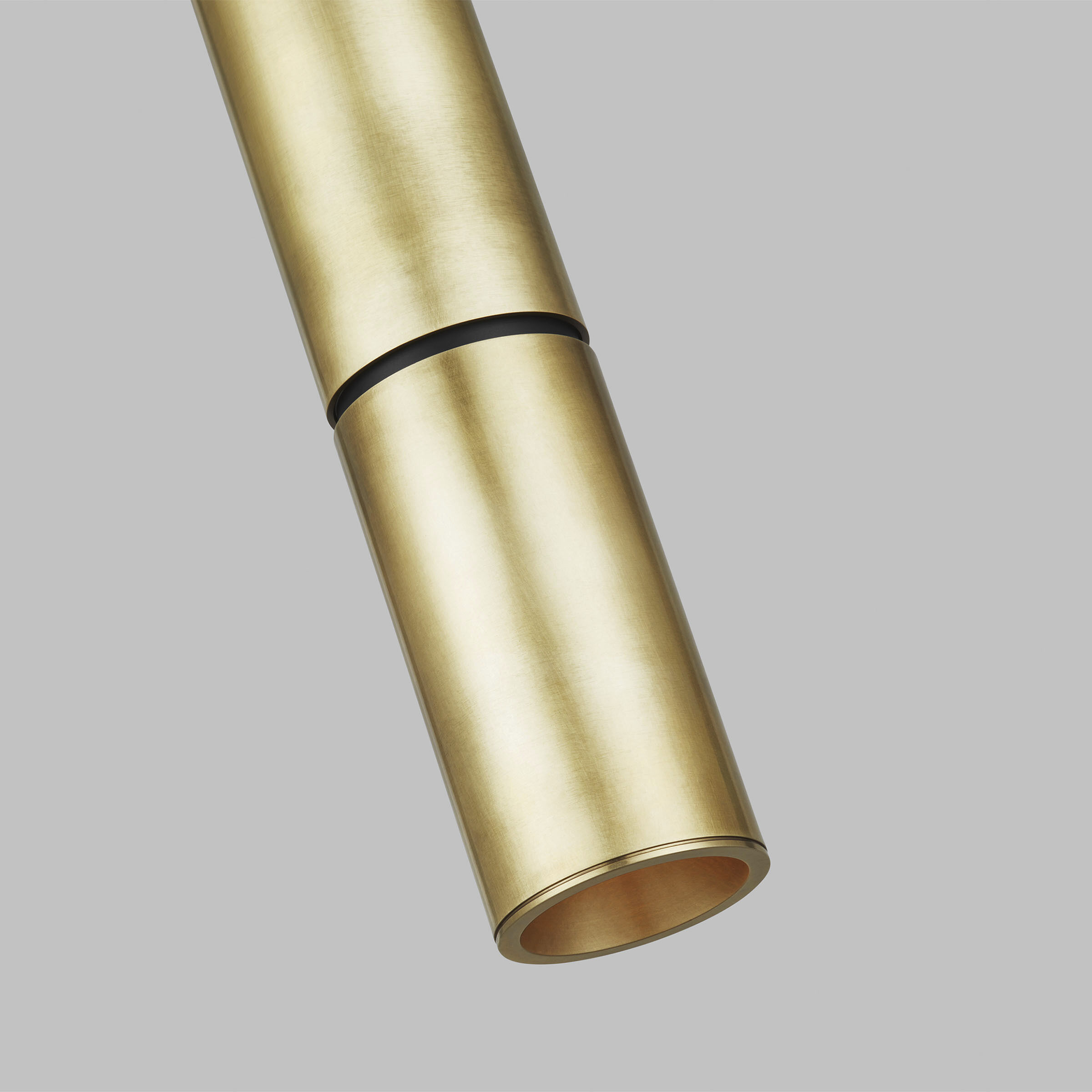 Mick De Giulio Sottile LED Natural Brass Pendant Ceiling Light, Integrated LED