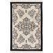 Briton 72 X 48 inch Black with Gray and White Area Rug, 4x6