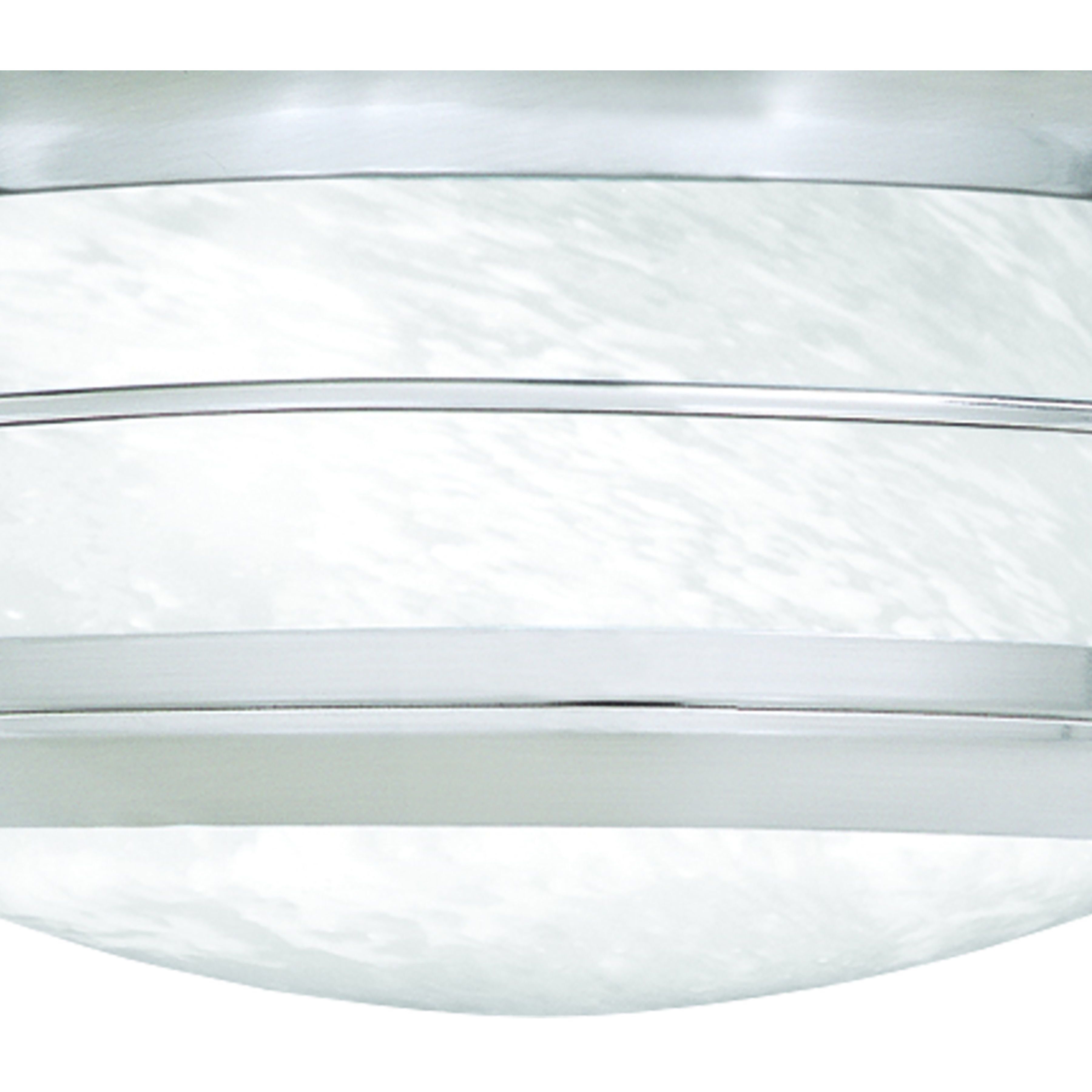 Verglas 2 Light 11.25 inch Brushed Nickel with White Outdoor Flush Mount