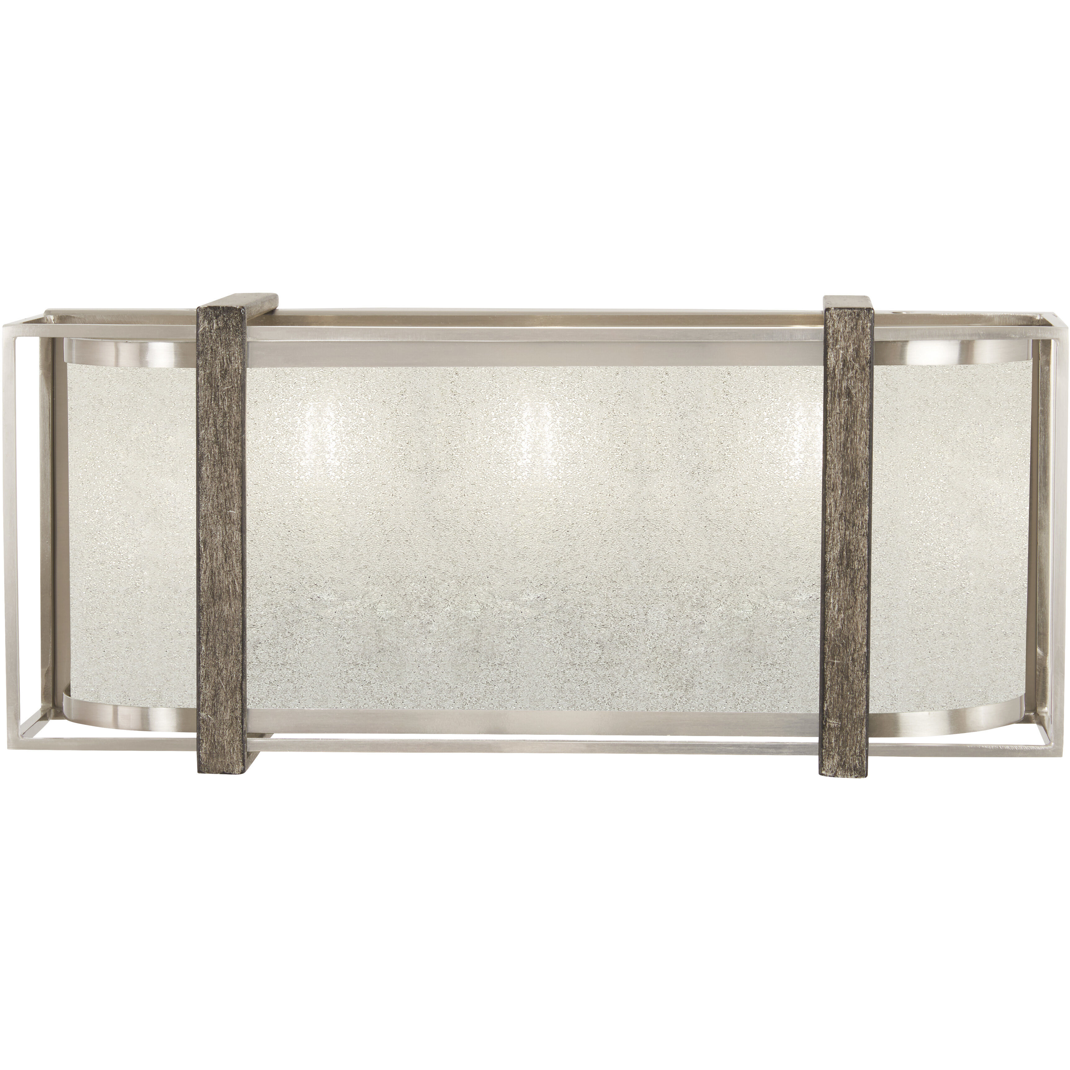 Tyson's Gate 3 Light 16 inch Brushed Nickel/Shale Wood Bath Light Wall Light