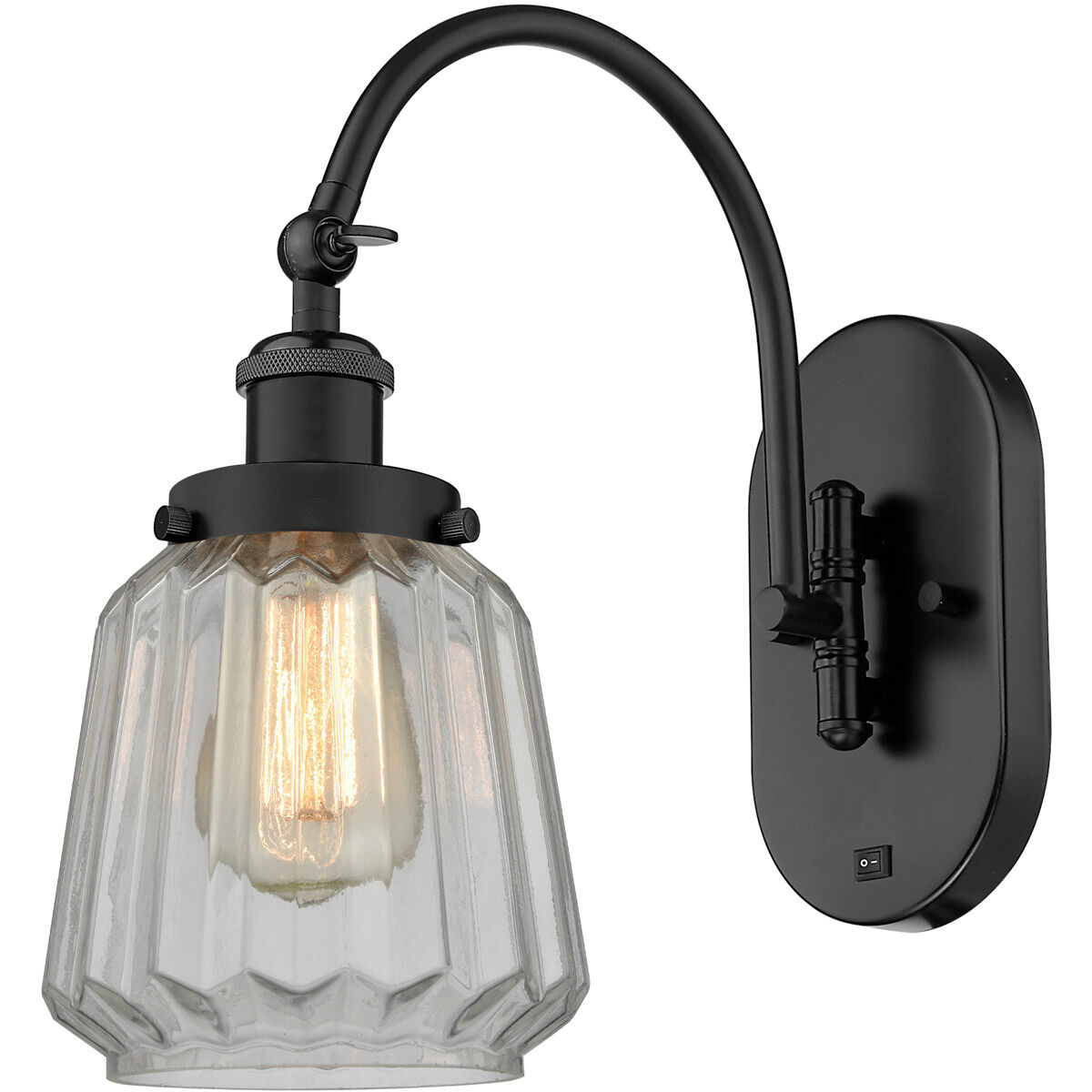 Franklin Restoration Chatham LED 7 inch Matte Black Sconce Wall Light