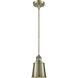Franklin Restoration Addison LED 5 inch Antique Brass Mini Pendant Ceiling Light, Franklin Restoration