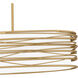 Spiral 5 Light 42 inch Light Gold Island Light Ceiling Light, Medium