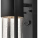 Shelter LED 16 inch Black Outdoor Wall Mount Lantern